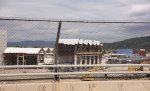 Demolition of former NY Central shop buildings
